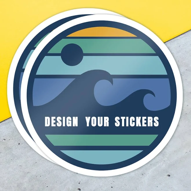 2" 2" ROUNDED STICKERS 